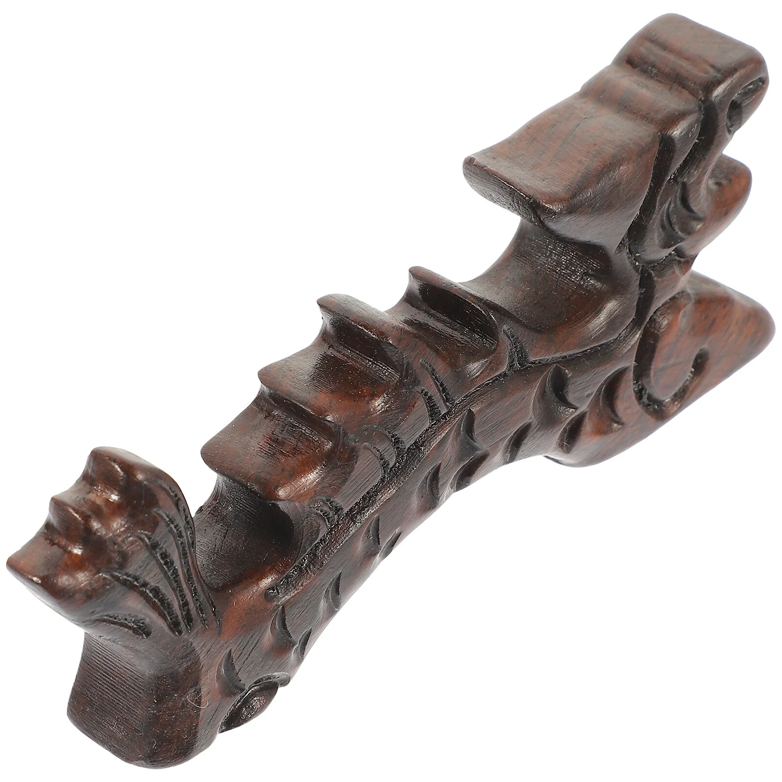 

Dragon Walk Pen Holder Wooden Brush Chinese Calligraphy Ink Stand Rack Small Rest Office Desk Supplies