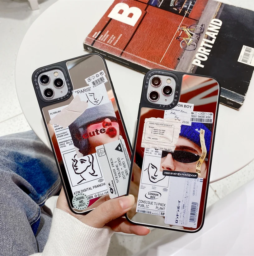 

Great Art Aesthetic Lllustration Phone Cases For iPhone 13 12 11 Pro Max XR XS MAX 8 X 7 SE 2020 Couple Anti-drop Soft Cover