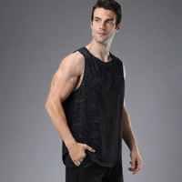 printed sports vest mens leisure quick drying breathable marathon running basketball training fitness vest men non fading vest