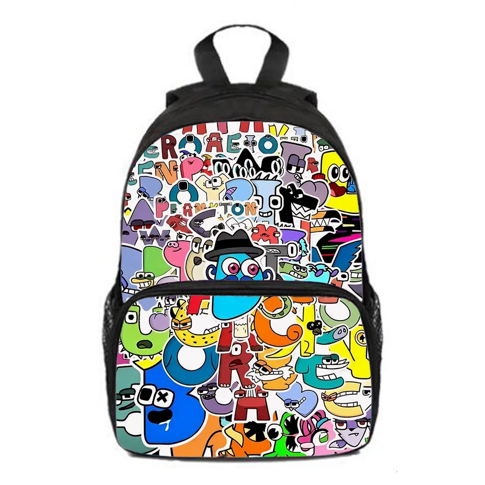 

3D Printing Alphabet Lore Letter Legend School Bag Backpack Elementary School Students Kindergarten Backpack