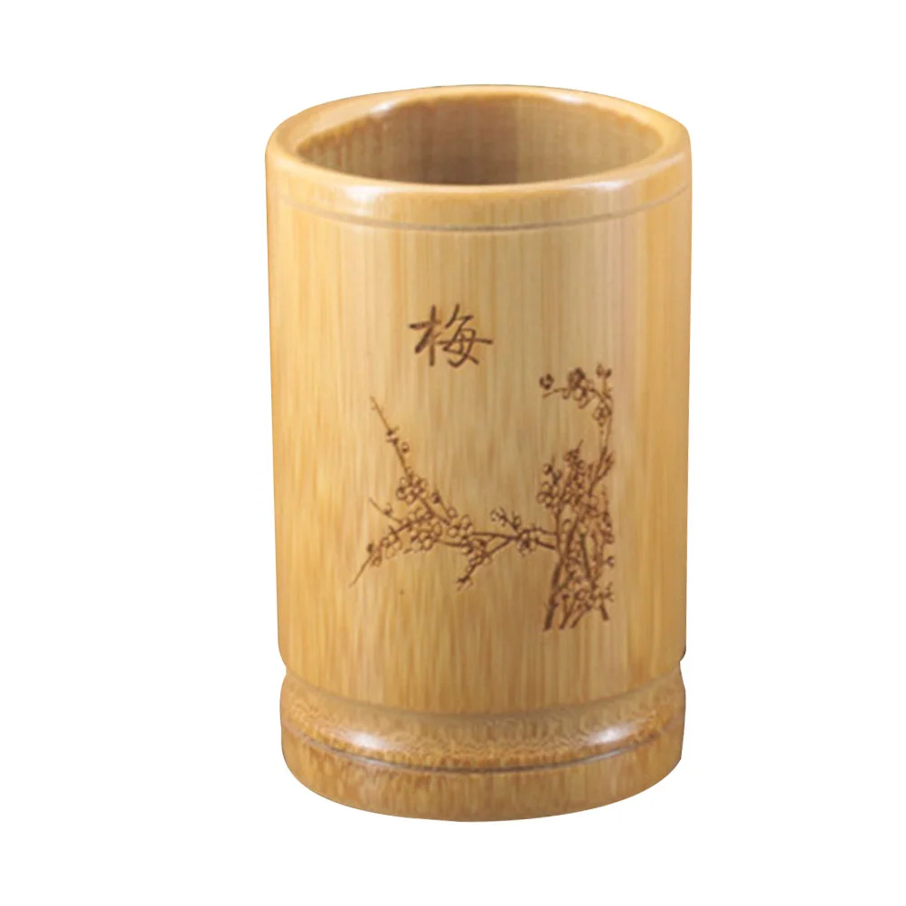 

Simple Bamboo Storage Holder Household Pencil Holder Home Brush Storage Holder