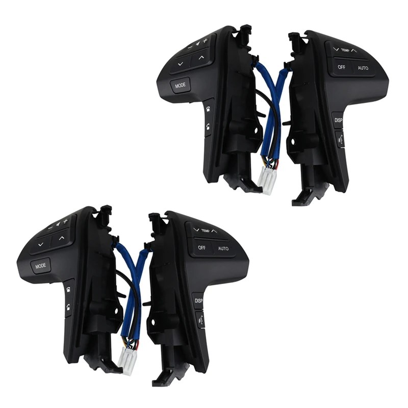

4X Steering Wheel Audio Control Button Switch Cruise Control For Toyota Hilux Vigo Corolla Camry Highlander Innova