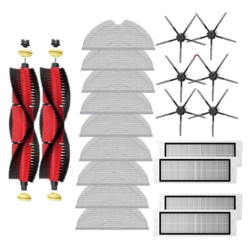 

For Xiaomi Roborock S5 S5max S6 S6 Maxv S6 Pure E4 E5 Robot Vacuum Spare Parts Main Side Brush Hepa Filter Mop Plastic