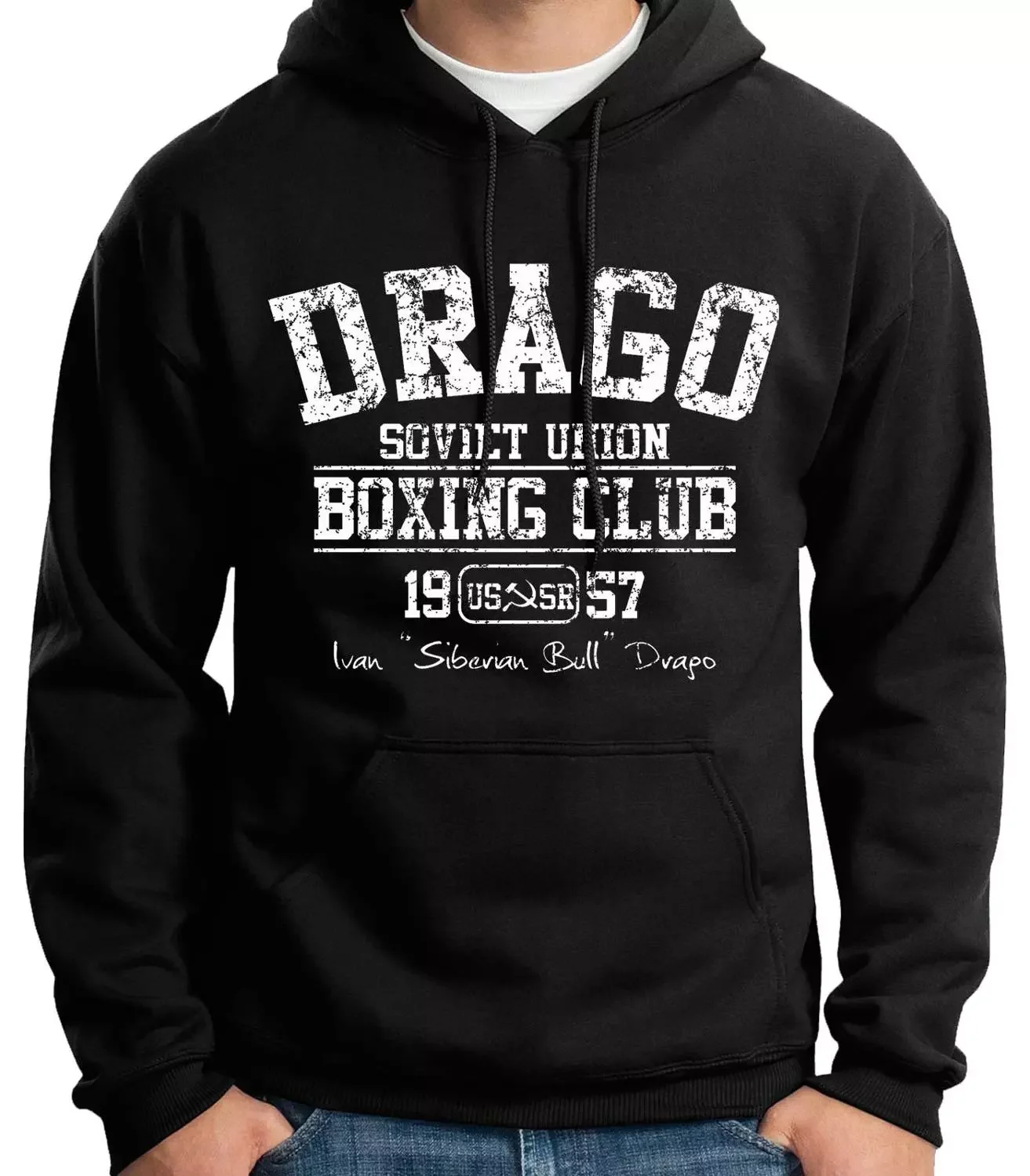 

Sweatshirt With Hoodie Drago Soviet Union Boxing Club 1957 Rocky