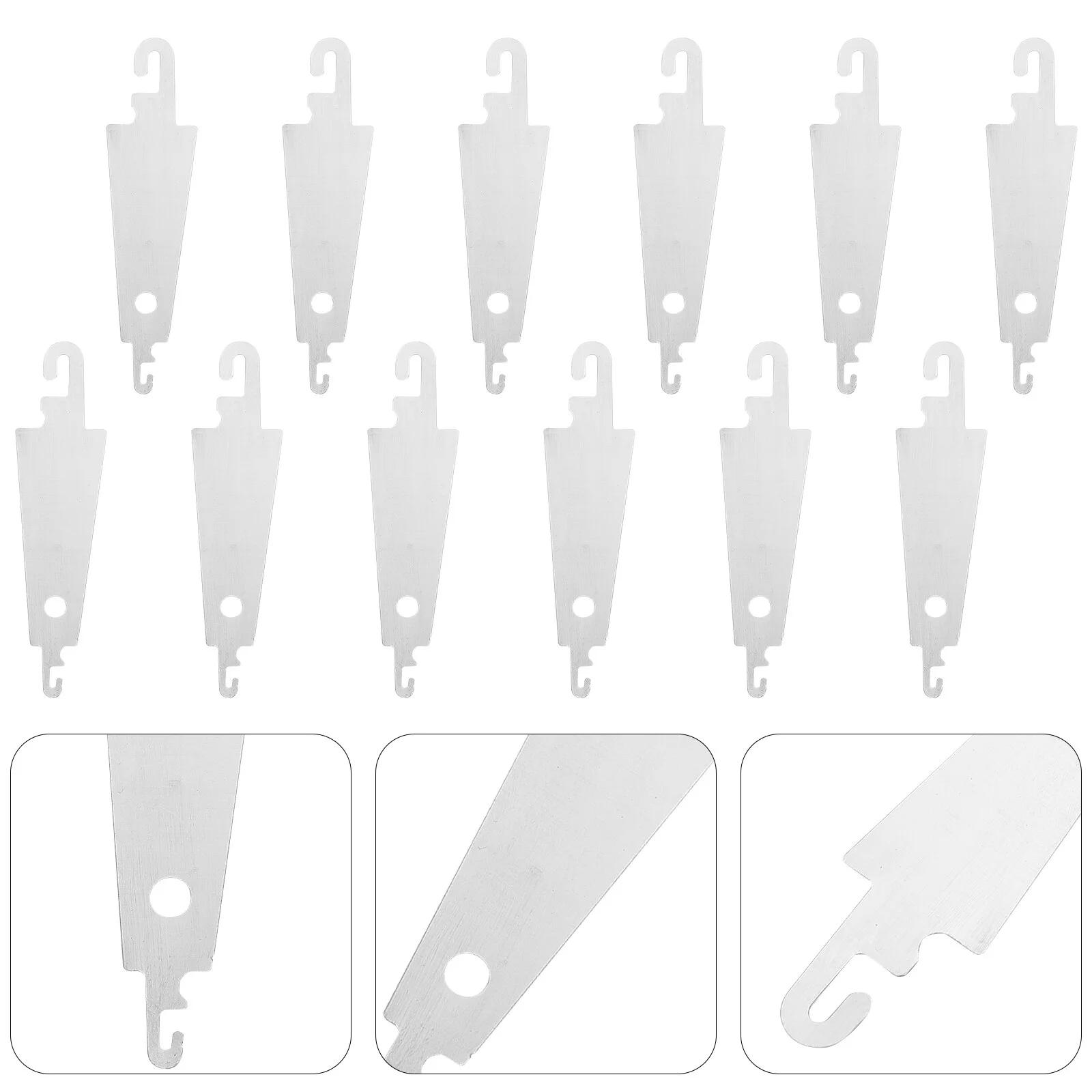 

100 Pcs Threading Machine Home Tools Sewing Cross-Stitch Accessories Metal Threader Stainless Steel Hand Large Eye Needles
