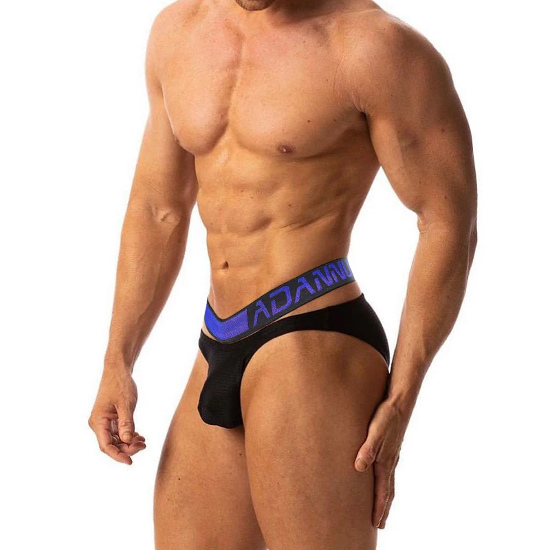

Трусы-бикини мужские из модала, пикантное нижнее белье, трусы-брифы, с U-образной выпуклостью, дышащие трусы слипы