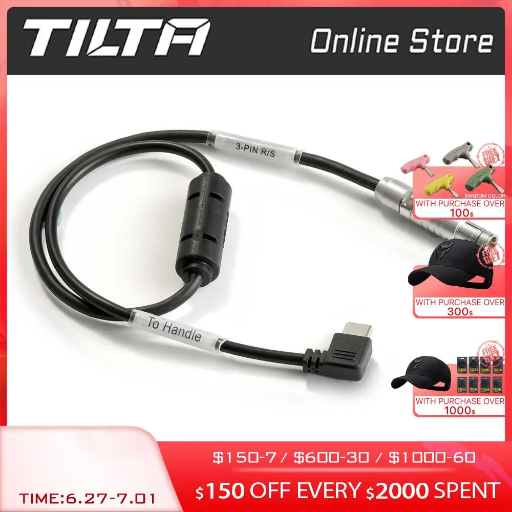 

TILTA RS-TA3 Advanced Side Handle Run/Stop Cable for Sony a6/a7/a9/a7sIII FX3 and A1 DSLR Accessories