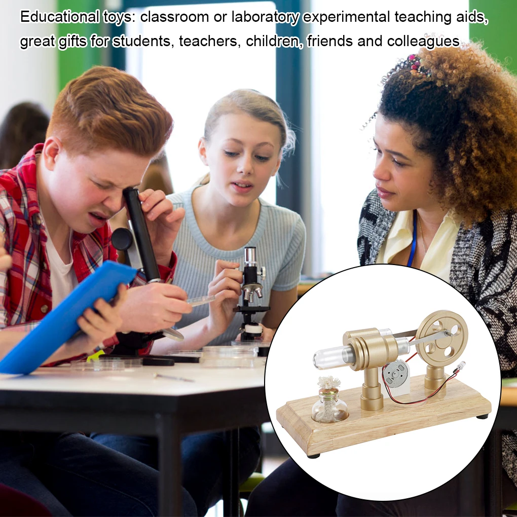 

Model Engine Kit Generator Steam Power Portable Educational Toys Children