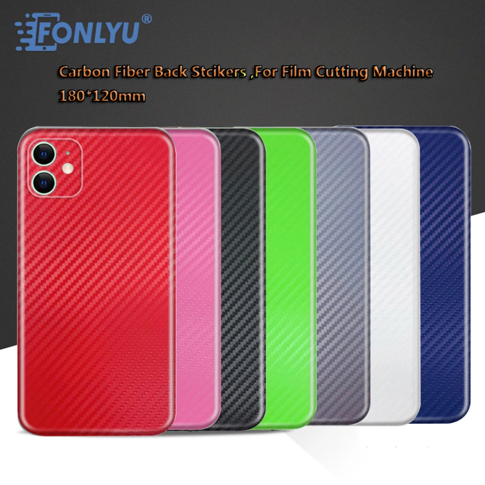 

FONLYU 3D Carbon Fiber Back Film Screen Protector Phone Sticker For Unlocked Hydrogel Blade Cutting Machine DIY Cutter Plotter