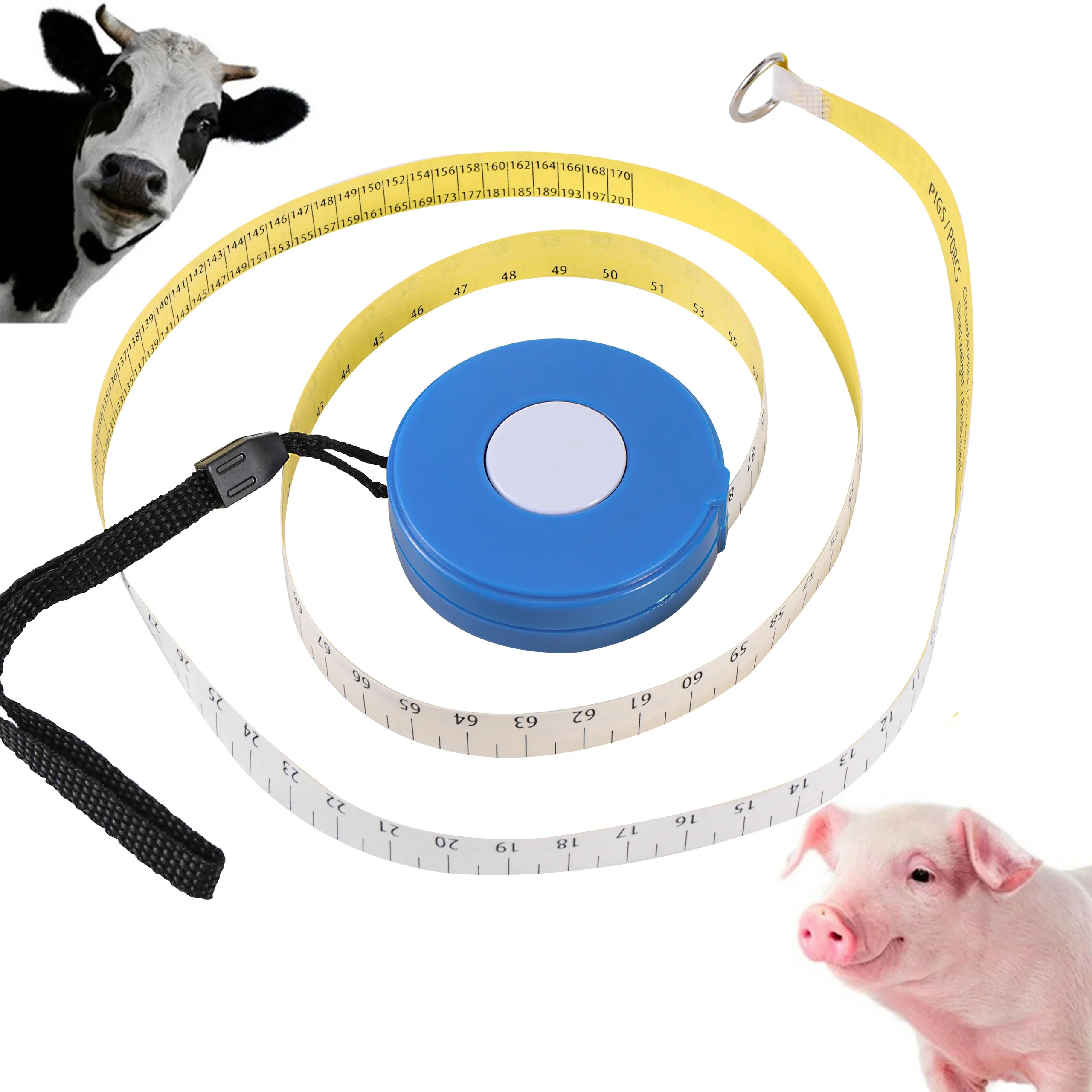 

Линейка для измерения веса скота, животных, тела, свиней, крупного рогатого скота, свиней, ферм, коров, ветеринарные инструменты, измерительн...