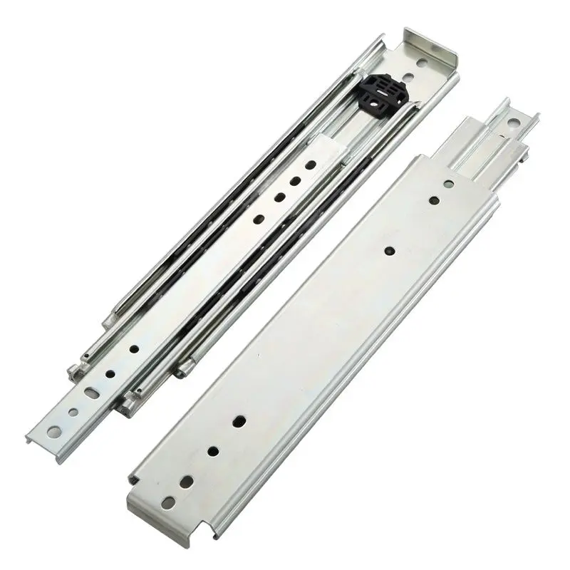 

76mm Wide Heavy Slide Chute Guide Bearing Cabinet Drawer Rail Car an Axle Industry Guide Load-bearing 200KG