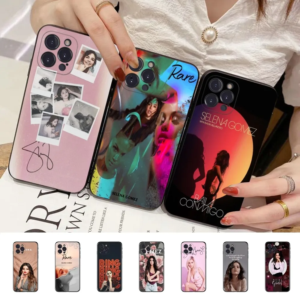 Чехол для телефона S-Selena G-Gomez Singer мягкий силиконовый чехол iphone 16 15 14 13 12 11 Pro Mini XS MAX