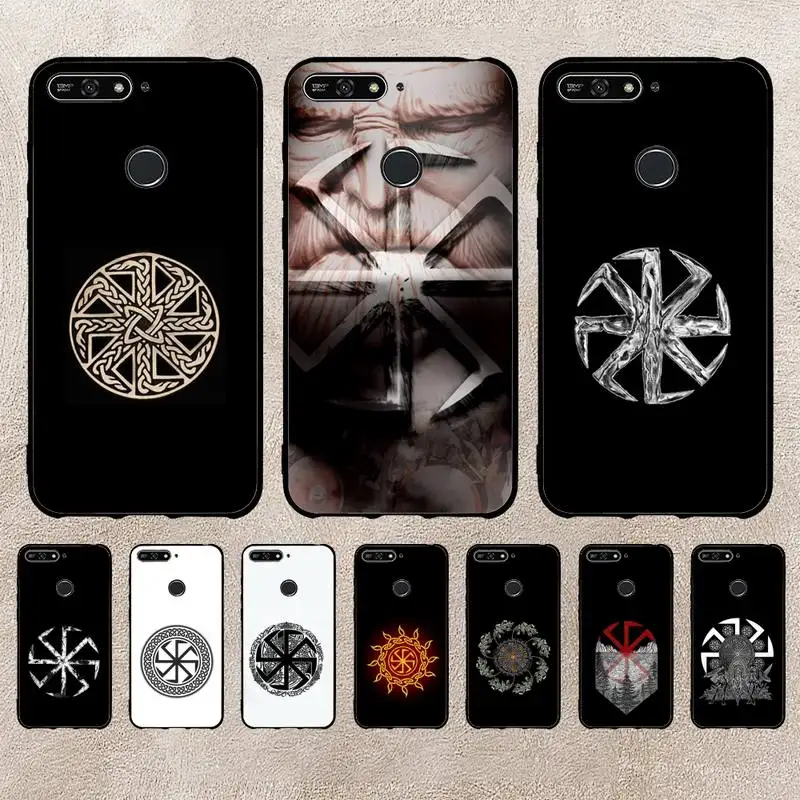 

Slavic Symbol Kolovrat Phone Case For Xiaomi 11 10 12Spro A2 A2lite A1 9 9SE 8Lite 8explorer F1 Poco 12S Ultra Cove