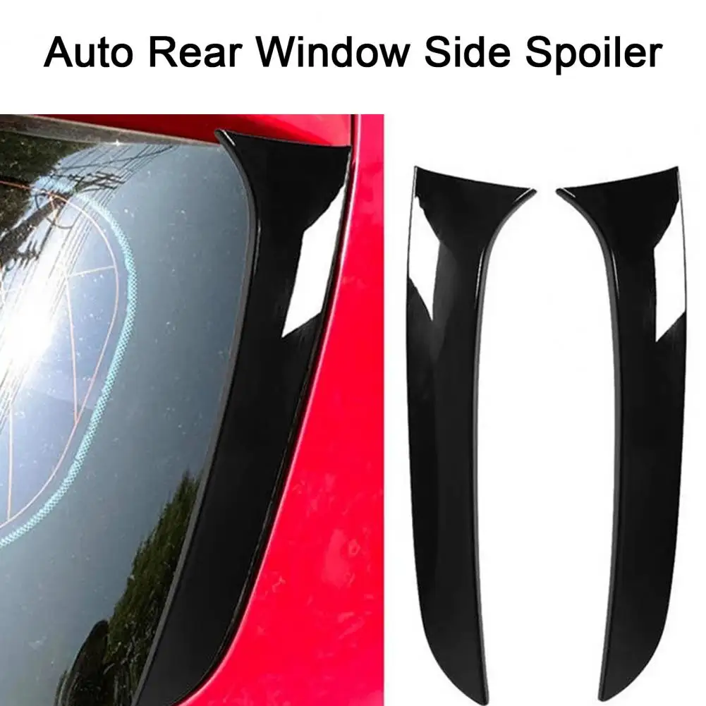 

2Pcs Rear Spoiler Exquisite ABS Professional Auto Rear Window Side Spoiler Window Spoiler Car Rear Window Spoiler