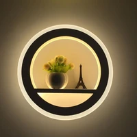 led wall lamp dimmable modern bedroom living room wall light ambient wrought iron living room eye protection lamp vintage decor
