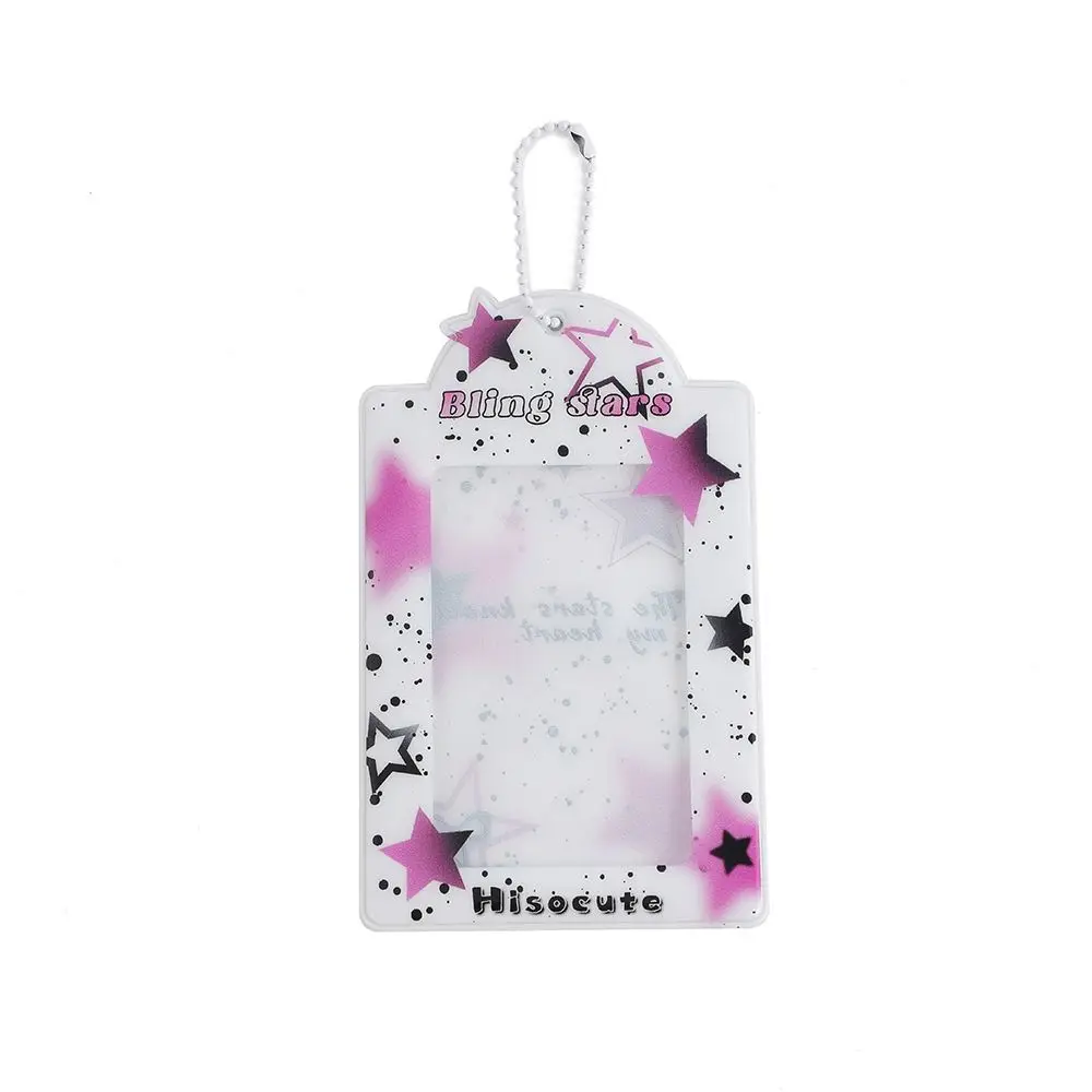 Переносной держатель для фотокарт Star Y2K брелок ключей защитный рукав карт INS