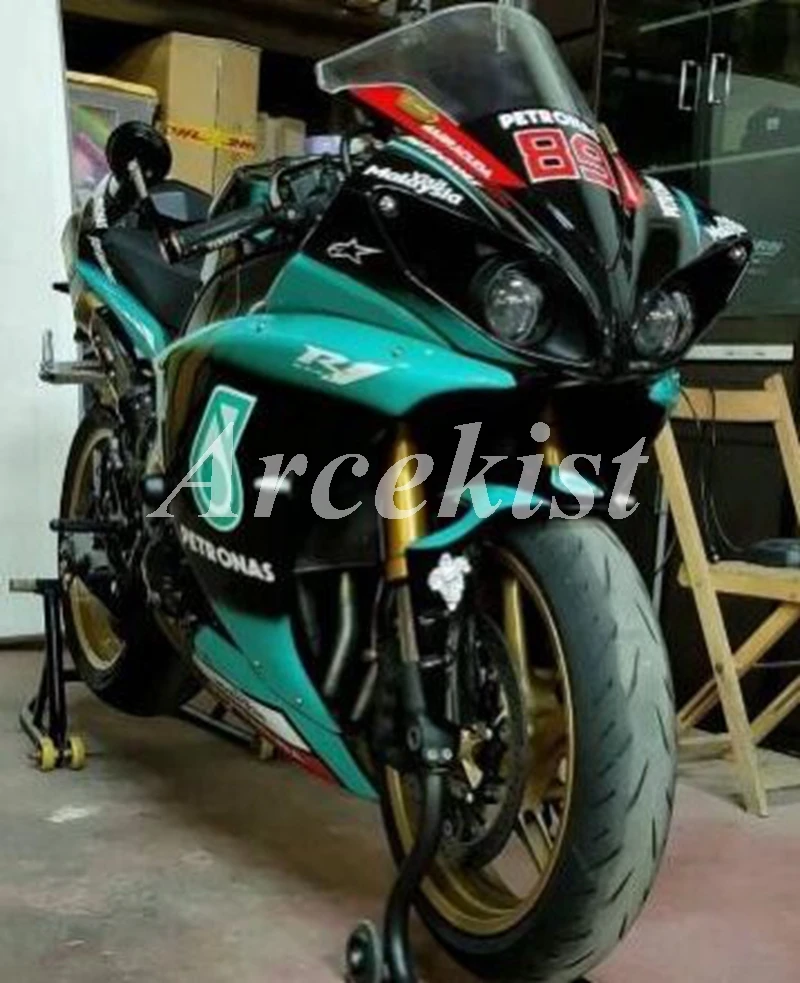 

Новый комплект обтекателей из АБС-пластика для мотоцикла и велосипеда, подходит для YAMAHA YZF - R1 2009 2010 2011 09 10 11, кузов, Малайзия