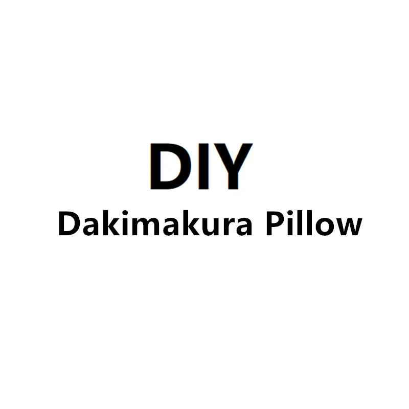 

DIY Dakimakura Pillow Case Cosplay Hugging Body Cartoon Accessories