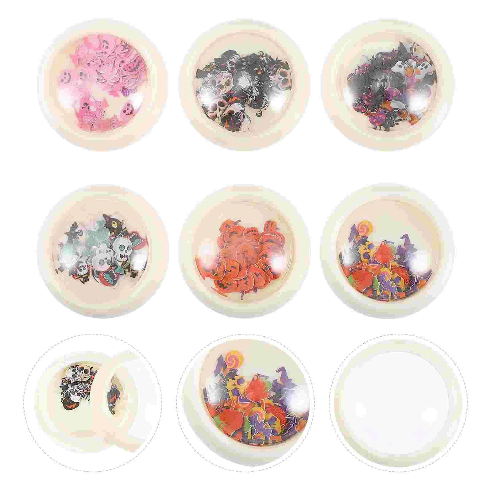 

Naildecals Charms Thinsequins Sticker Adhesive Self Craft Diy Case Bat Shape Paillette Cat Black Stickers Witch Headmanicure