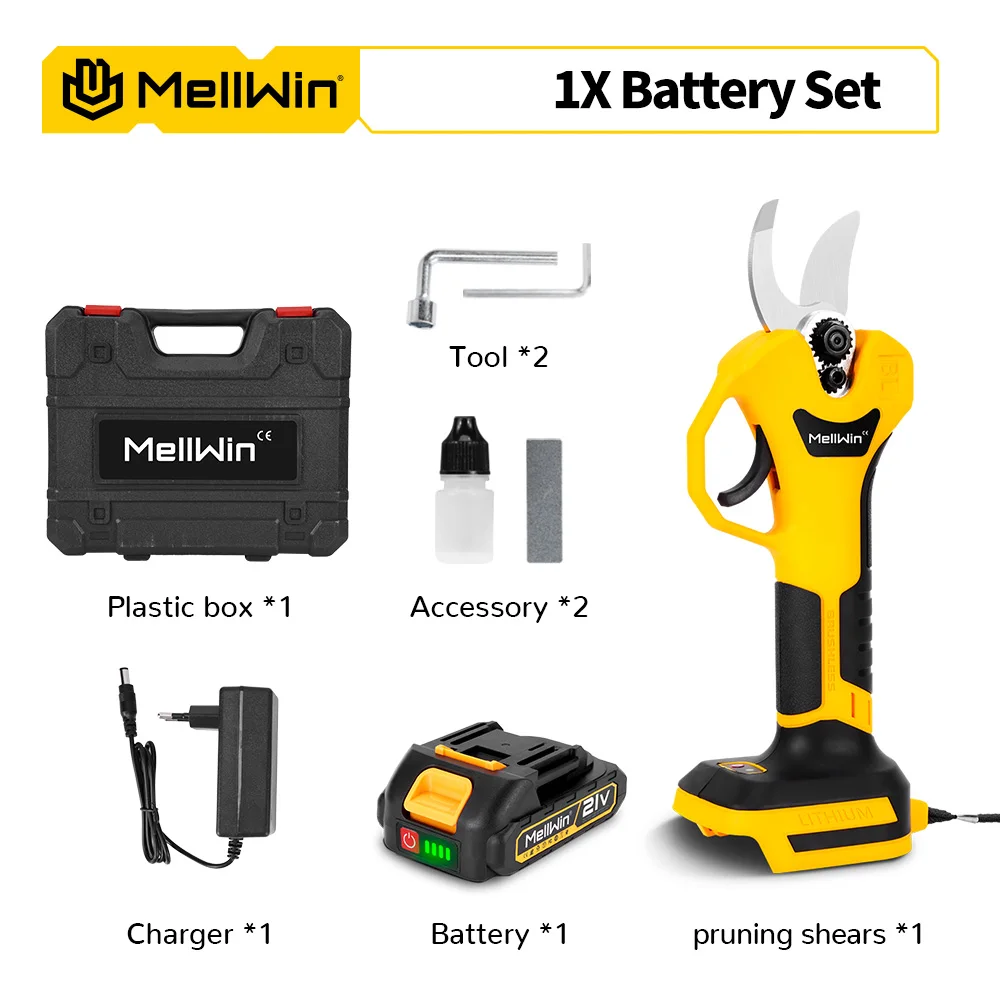 

MELLWIN бесщеточные электрические ножницы для обрезки 30 мм