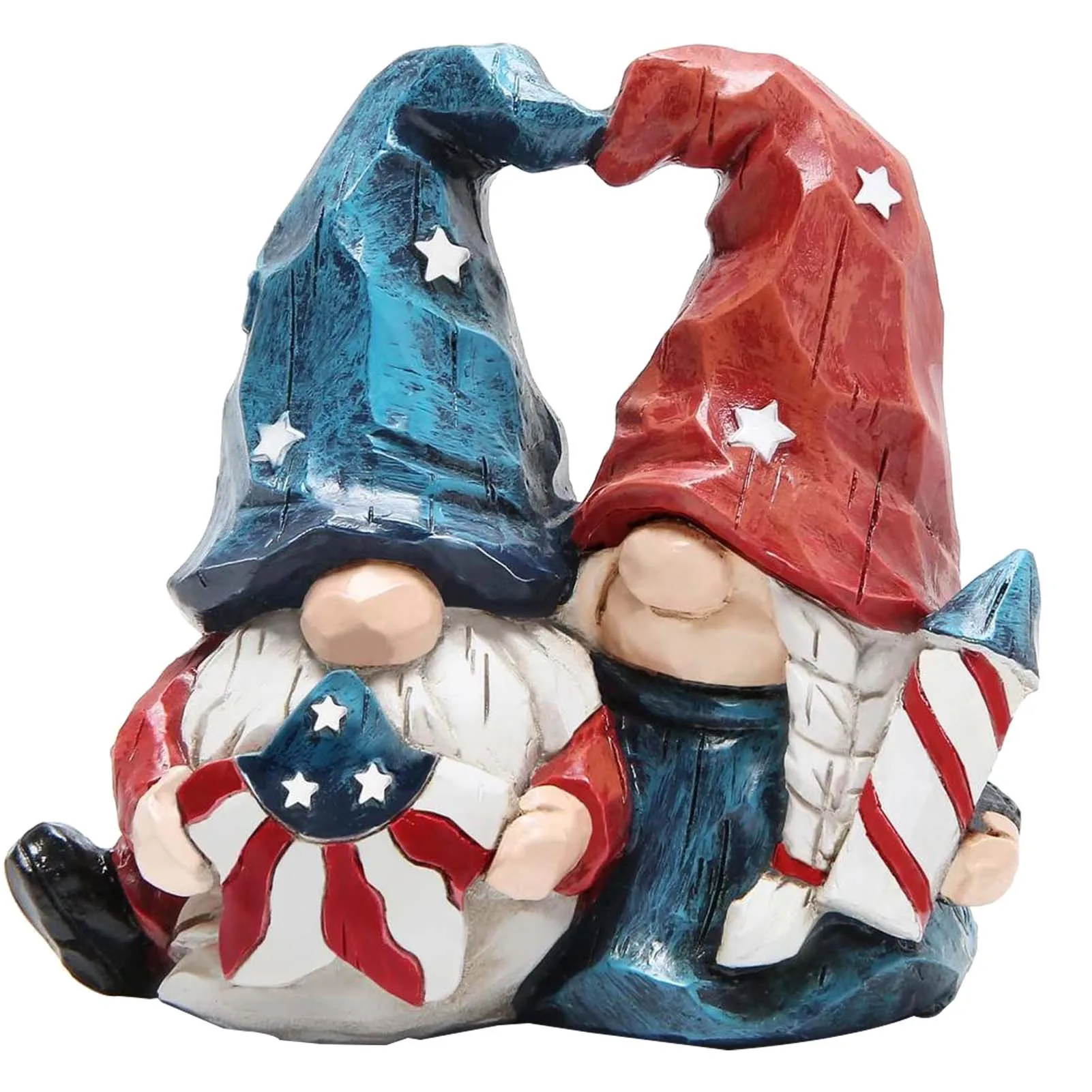 

Украшение на День Независимости ручной работы, украшение на гном из смолы, Шведский гном томте, игрушка, украшения для кукол, праздничные по...