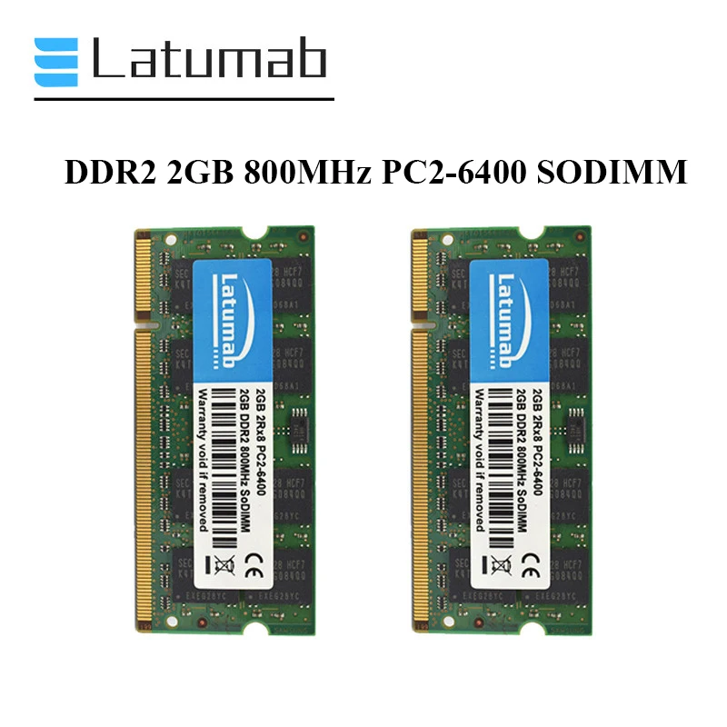 

Память Latumab DDR2, ОЗУ 2 ГБ, 4 ГБ, 8 ГБ, 800 МГц, память для ноутбука SODIMM, память ddr2, 1,8 контактов, в, модуль памяти DDR2 для ноутбука