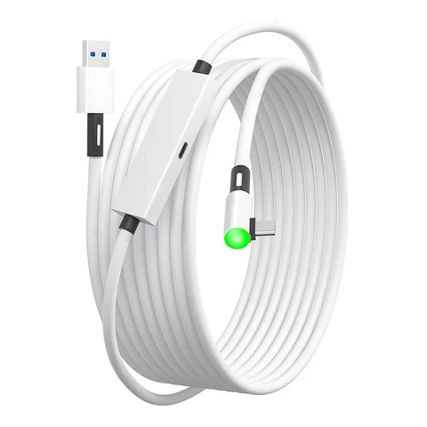 USB3.2 Gen1 VR Link Кабель для быстрой зарядки VR Link Кабель типа A к C для Oculus Quest 3S 3 2/PICO Neo 3/PICO 4 VR Аксессуары