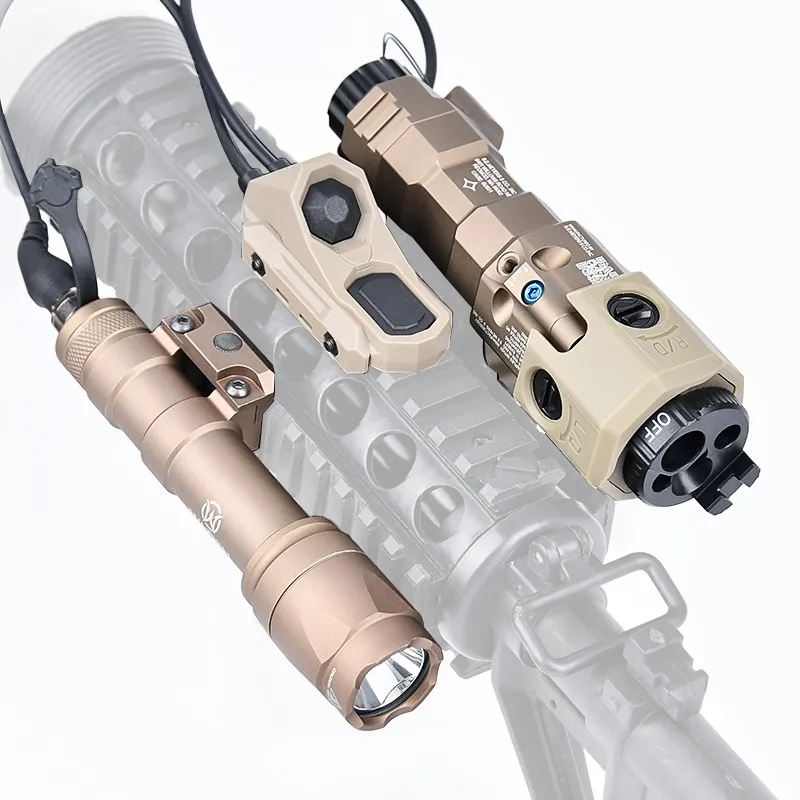 Тактический набор фонариков MAWL-C1 M300C красный зеленый синий точечный лазерный