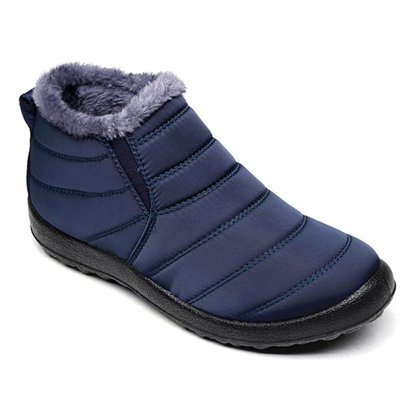 

Кроссовки женские на плоской подошве, водонепроницаемые, теннисные туфли, черные, для зимы