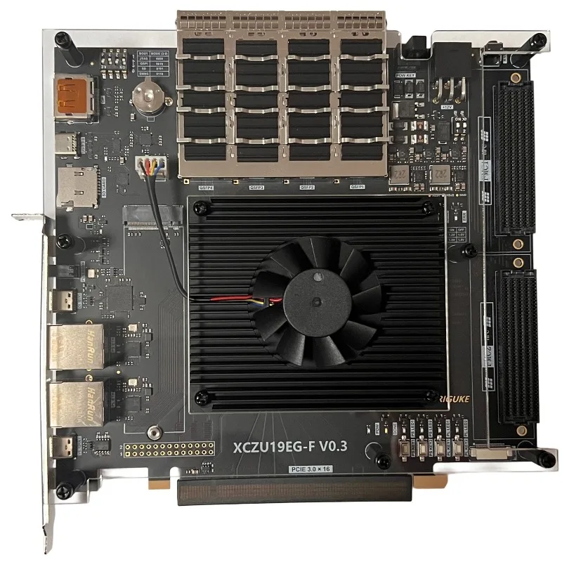 Фото XCZU19EG-F Плата разработки FPGA MPSoC XCZU19EG FMC HPC QSFP28 100G Оптический порт PCIE3.0 №3