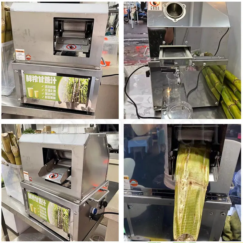 Электрическая соковыжималка для сахарного тростника коммерческая машина