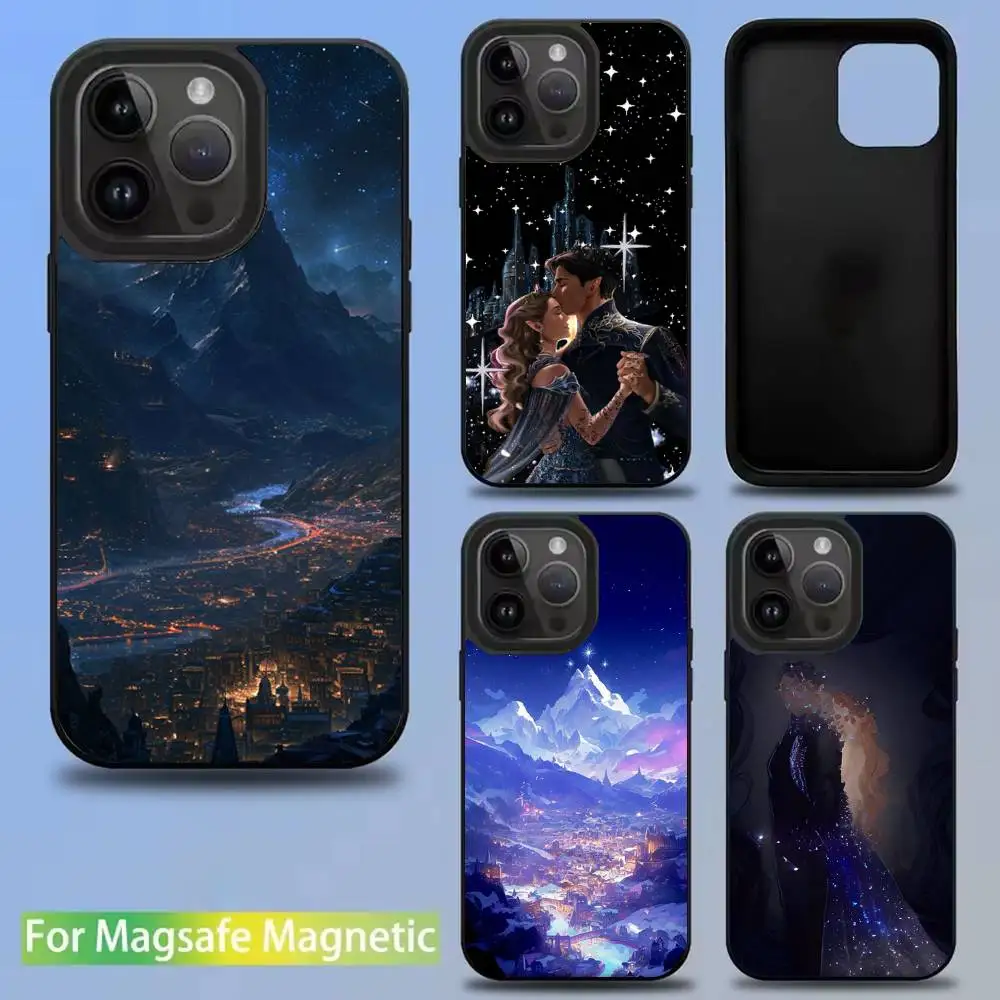 Фото Чехол для телефона Acotar Court M-Mist and Fury для iPhone 16,15,14,13,12,11, Pro, Max, Plus, Mini, SE, новая магнитная беспроводная зарядка Magsafe №1