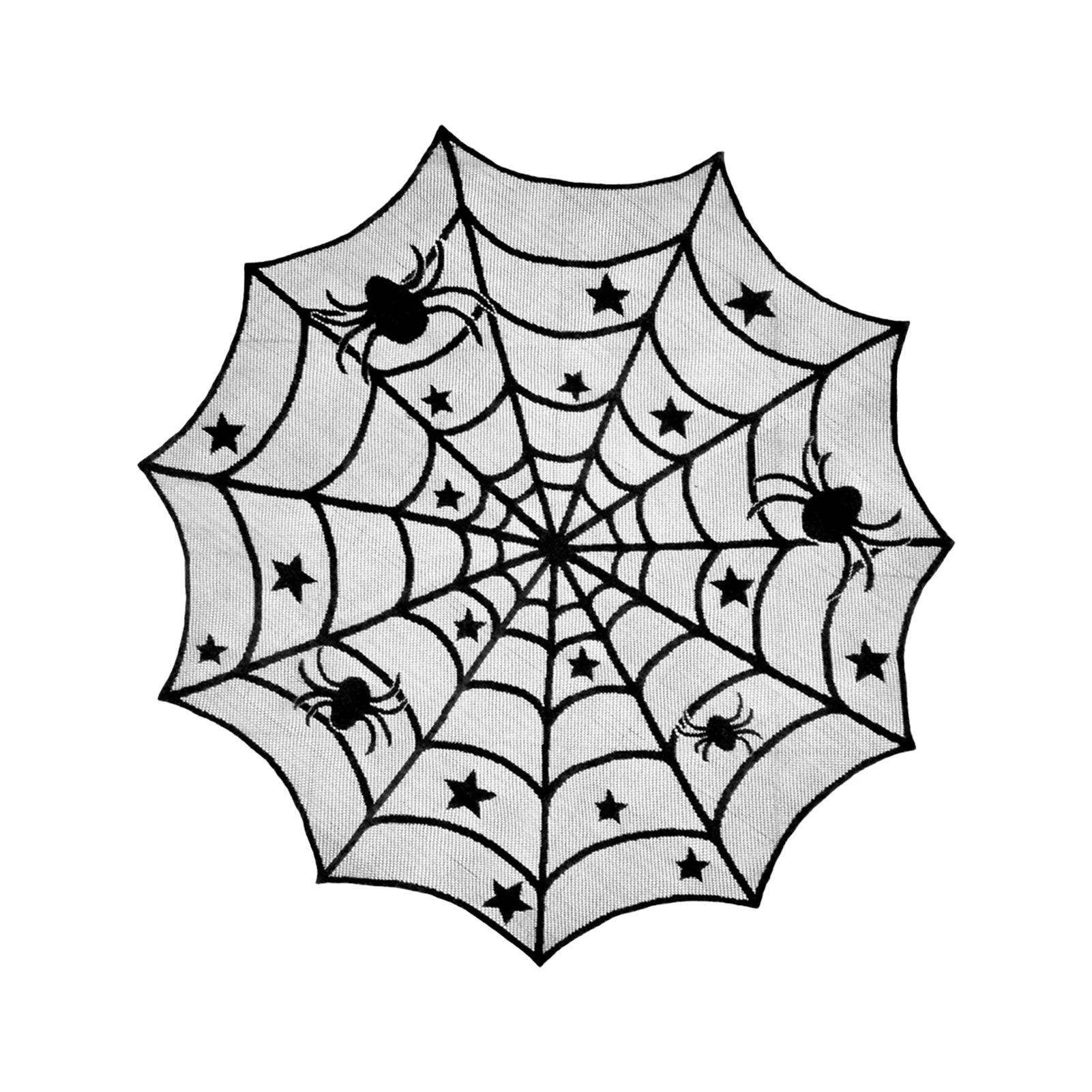 

Lace Spider Web Halloween Tablecloth Spiderweb Lace Table Cover Spider Webs Table Cloth Halloween Tablecloth For Halloween Party