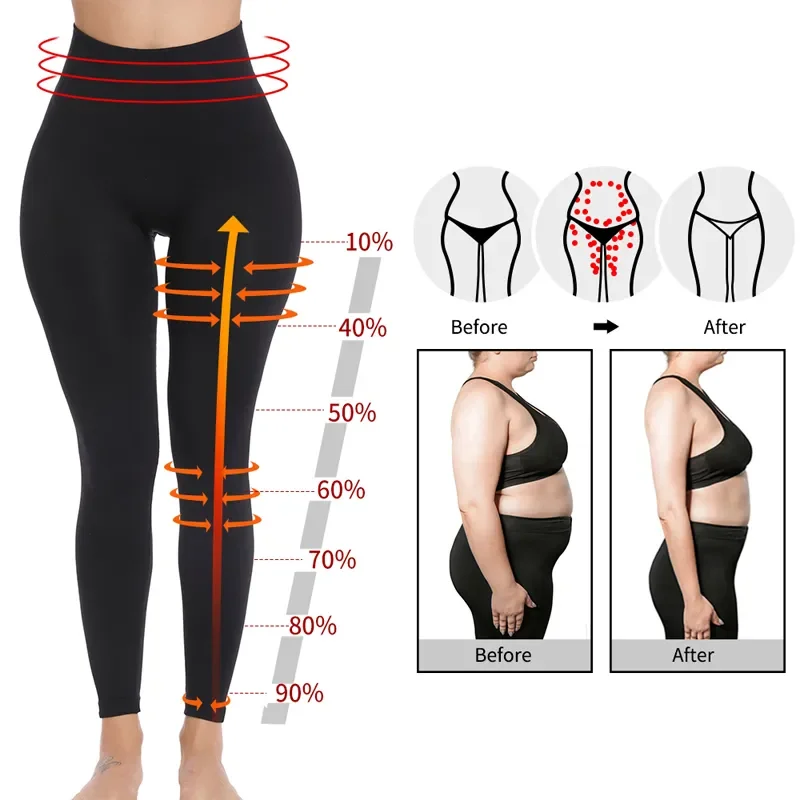 

Leggings Women Sculpting Sleep Leg Legging High Waist Skinny Pants Slimming Leggings Thigh Slimmer Pants