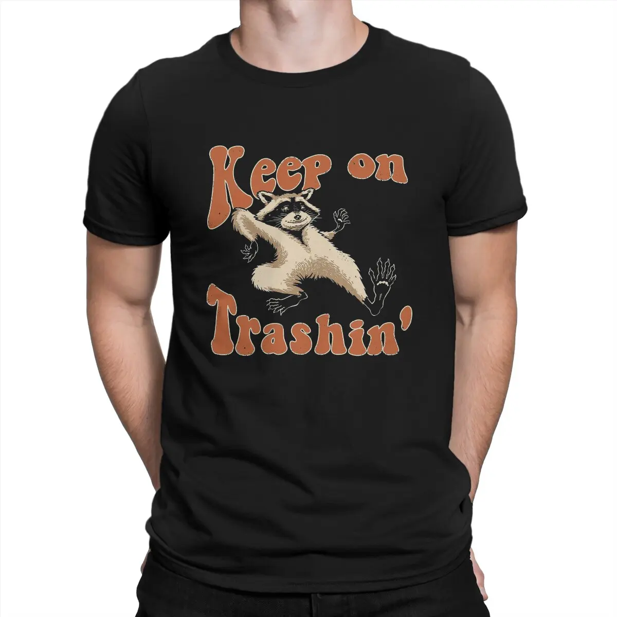 

Футболка мужская с надписью «Keep on Trashin»