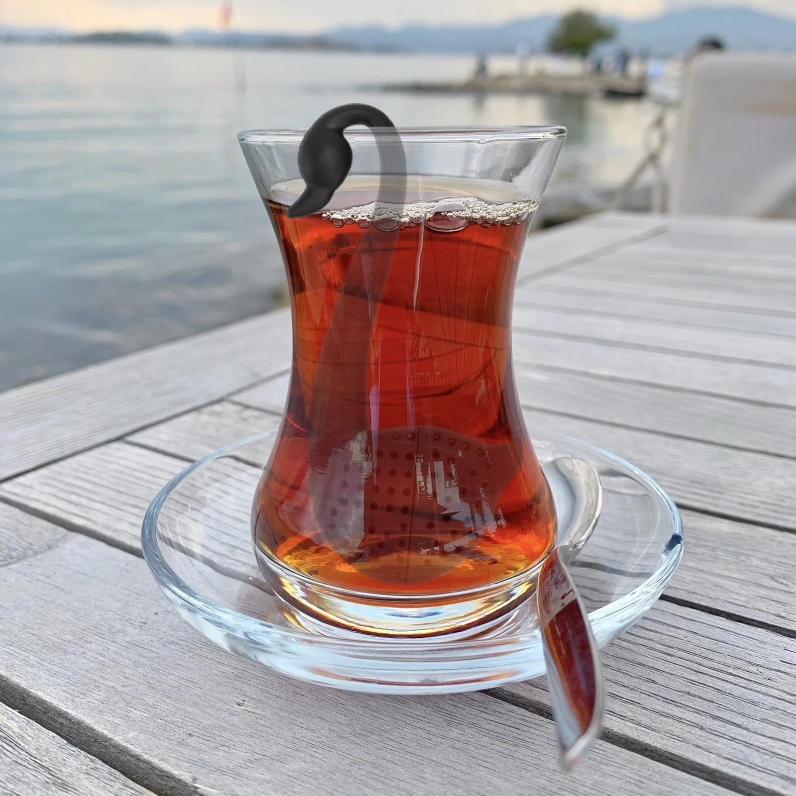 Лебедь подвесное сито шариковый заварочный инструмент для процеживания