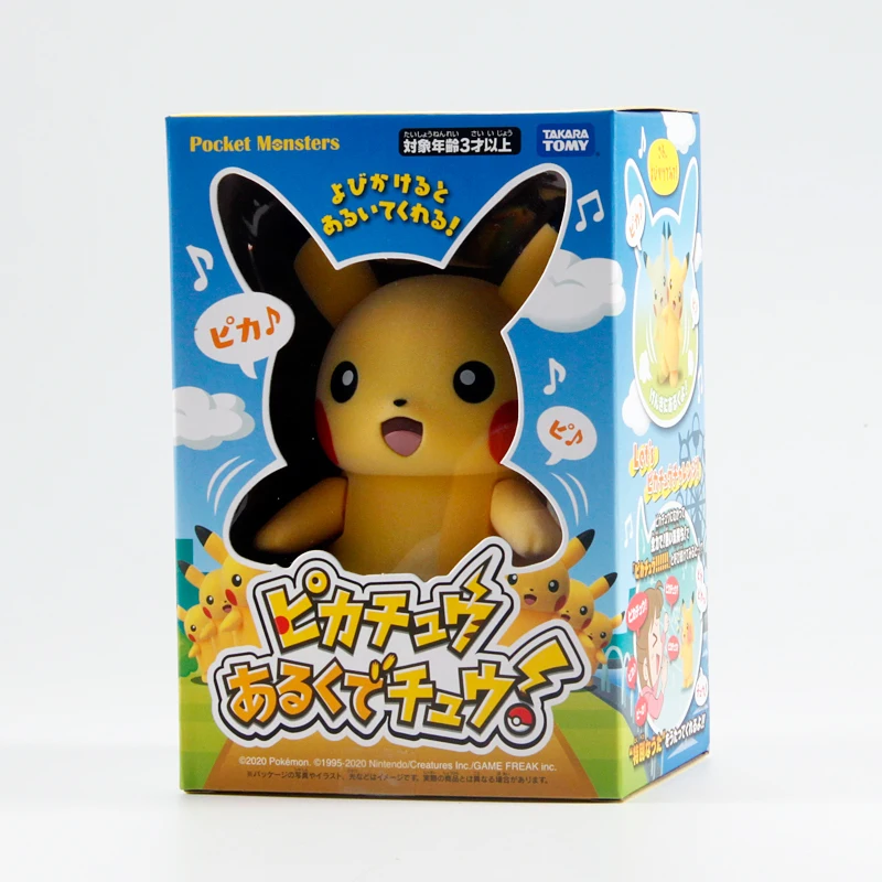 

TOMY Domeka Pokémon Pokemon Happy Pikachu Doll Toy Pika Bika Doll New Year Gift