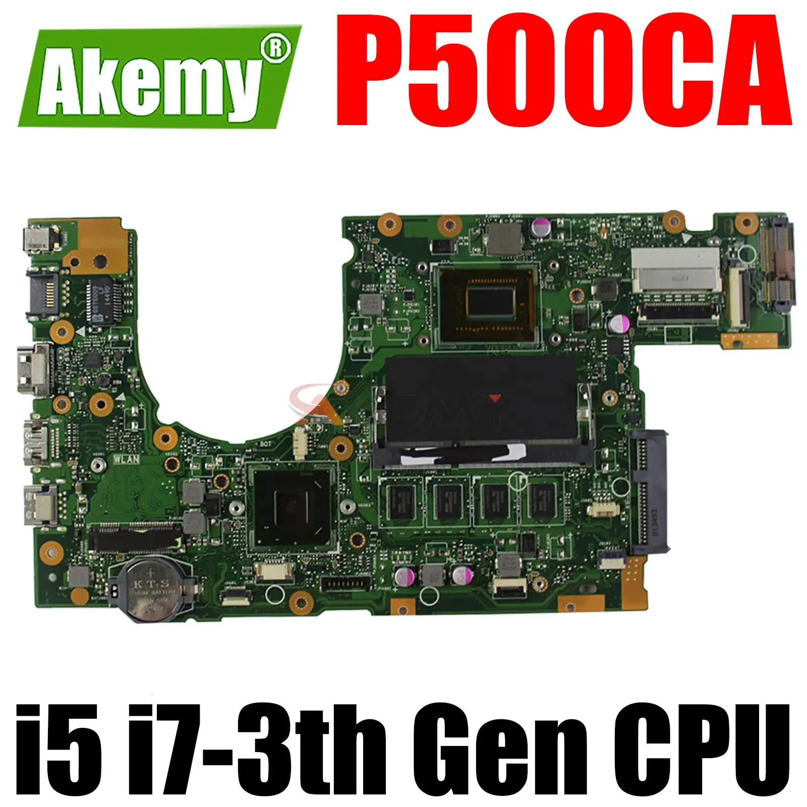 

For ASUS P500CA Laptop Motherboard Mainboard P500CA i5-3th Gen i7-3th Gen CPU Notebook Mainboard