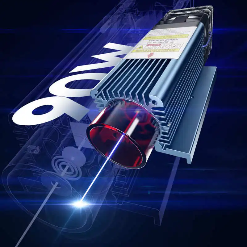 Модуль лазерного эффекта 90 Вт 20 мм гравировальная машина набор головок для резки