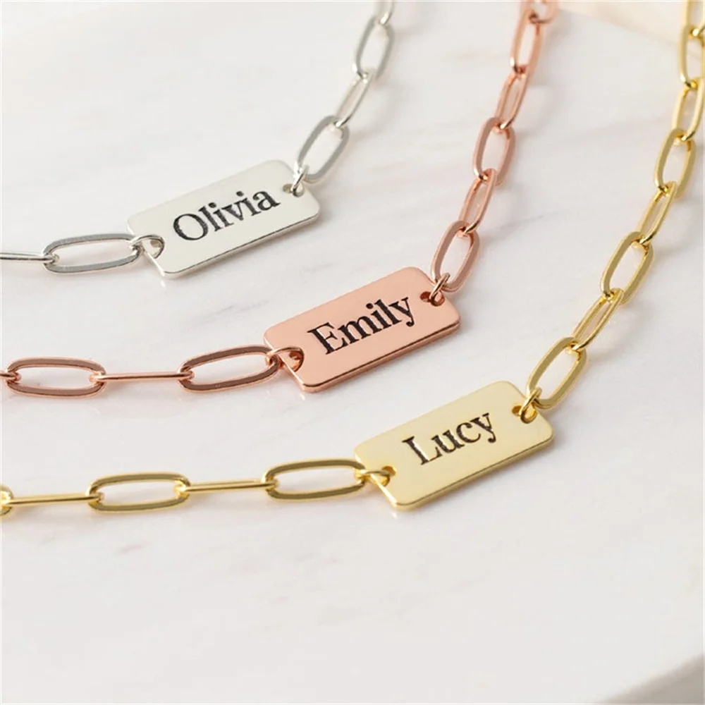 Ladies Personalized Name Bracelet Custom Sterling Silver Bracelet Lettering, Name Fashion Jewelry, Bridesmaid Gift, Custom Gift
