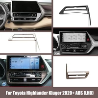 for toyota highlander crown kluger 2020 2022 car air conditioner rotating panel middle air outlet cover trim auto accessories
