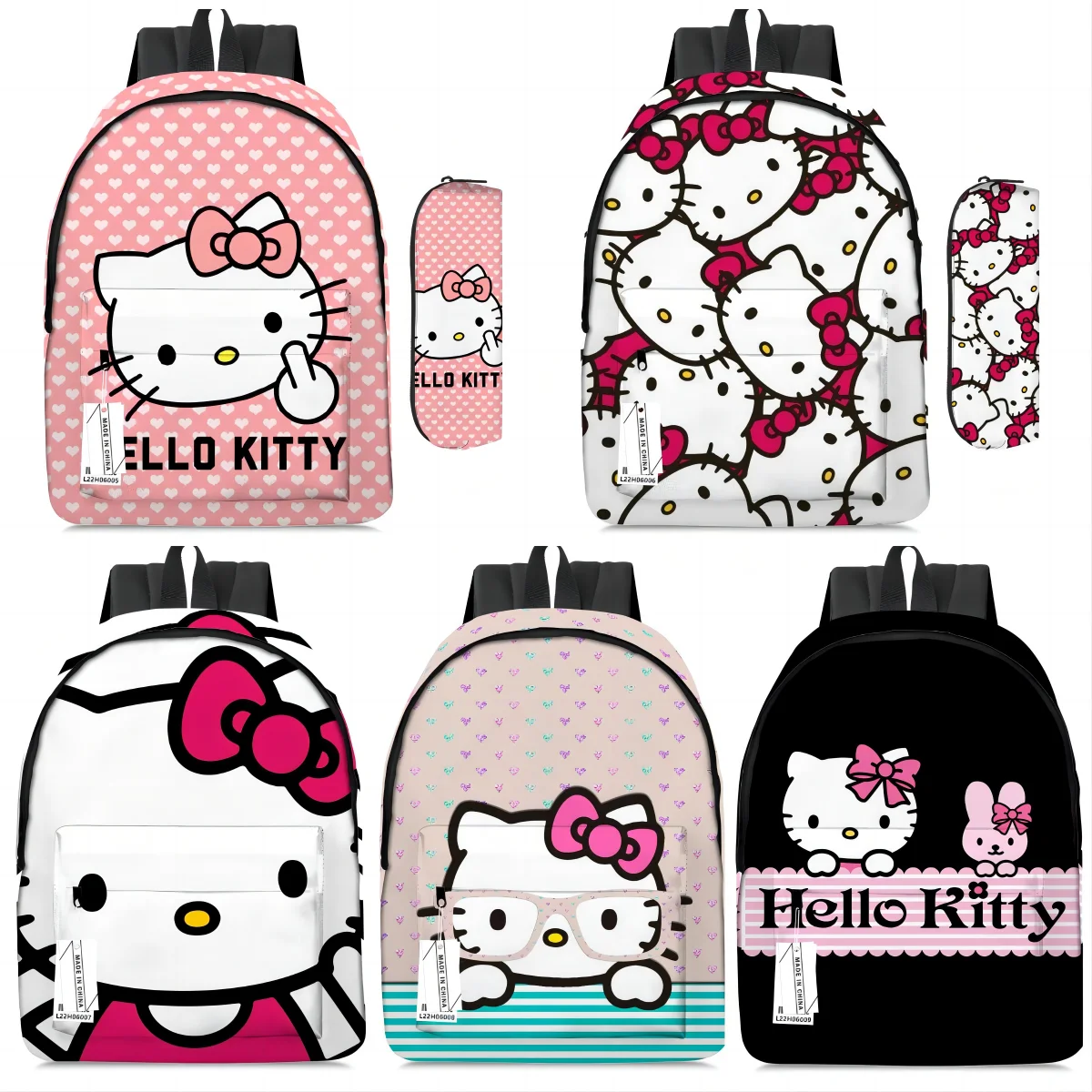 

Sanrio Hello Kitty Backpack Mochilas Backpacks for Children Toys Backpack School Student Gift Kawaii Cinnamoroll