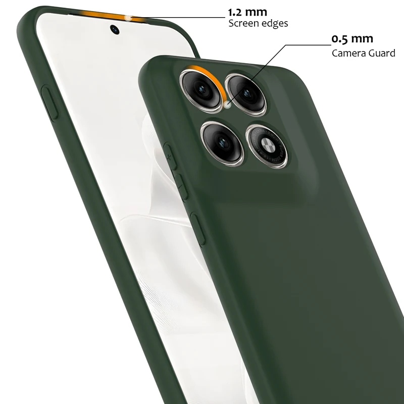 Фото Чехол ELVEV для Motorola Moto Edge 70 Pro Plus 5G, магнитный, мягкий, из премиального силикона, с флокированным внутренним слоем и ремешком, чехол для телефона №2