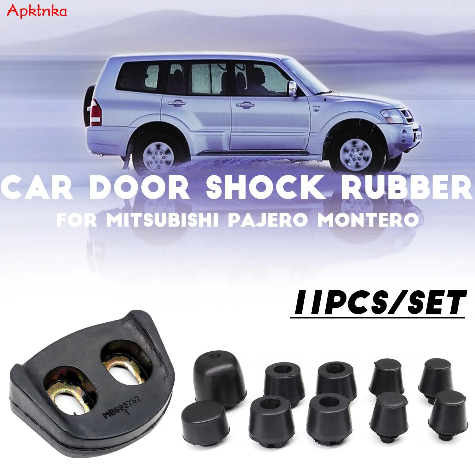 

Автомобильный дверной бампер, мужские демпферы, буферная накладка, противоударный, резиновая, для Mitsubishi Pajero Montero V31 V32 V33 V43 V45 V73 V70