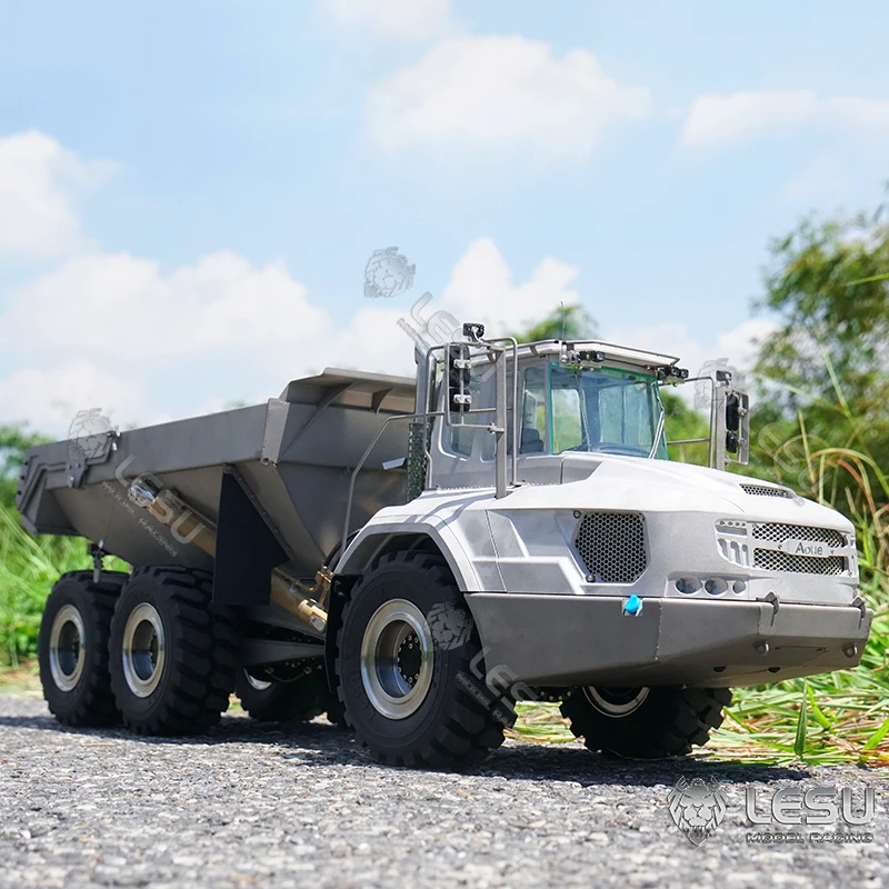 LESU 1/16 Металлический Гидравлический Грузовик 6x6