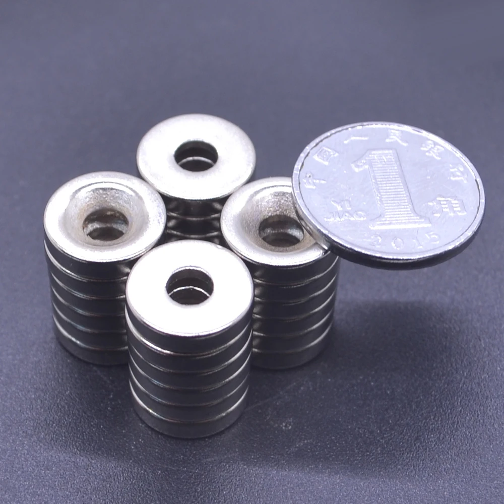 2-50 шт. новый магнит 12x3-4 отверстия неодимовый 12 мм x 3 - 4 N35 NdFeB круглый супер мощный