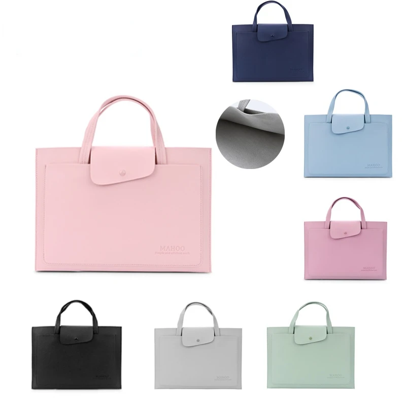 

Shoulder Handbag Briefcase For Women Men Laptop Bag 12 13 14 15.6Inch Waterproof Tabletbag Protective Cover Macbook Air Pro Case