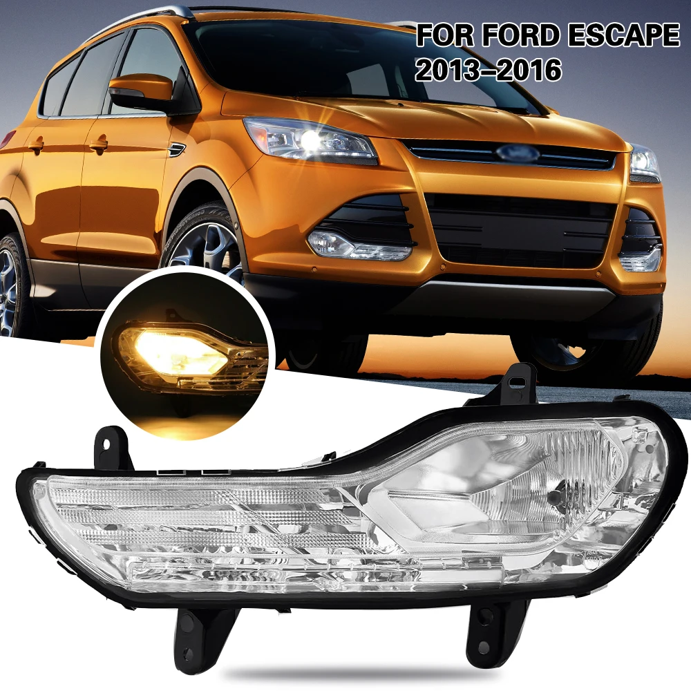 Противотуманная фара противотуманная лампа дневного света для Ford Escape 2013 2014 2015 2016