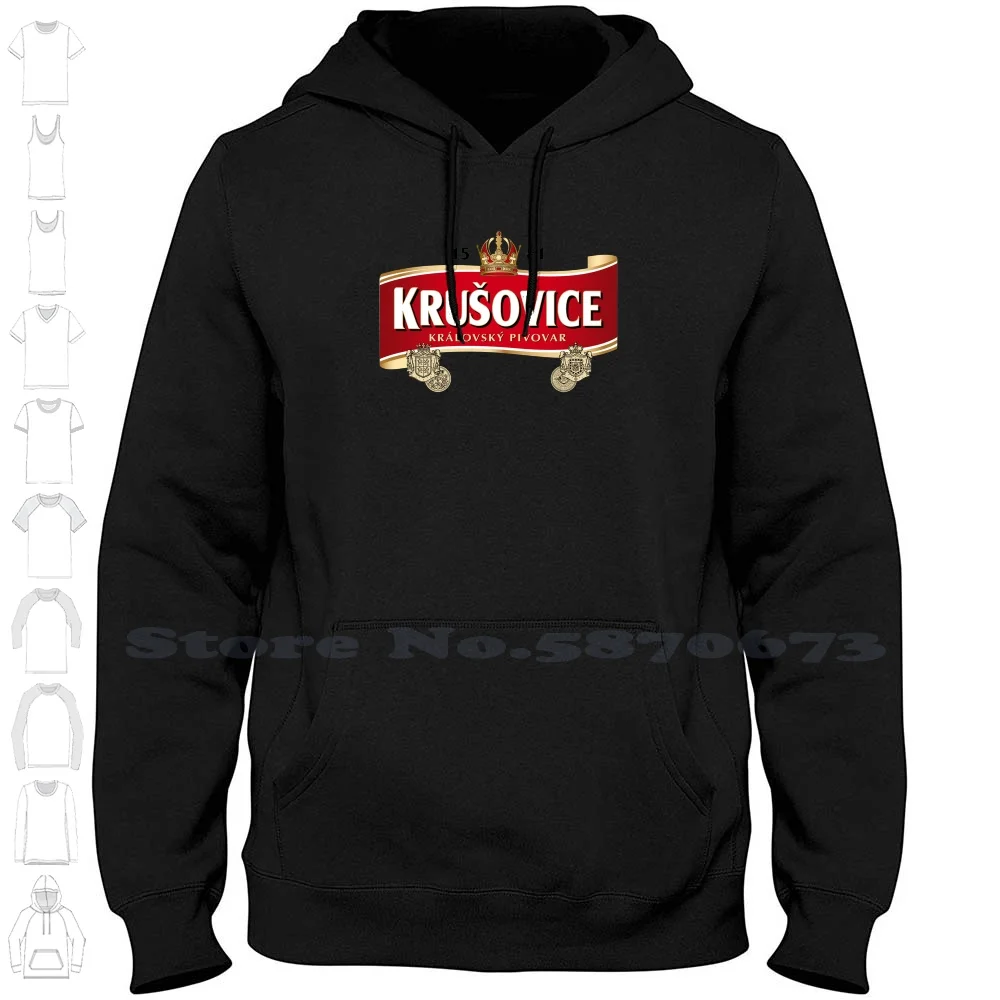 

Krusovice Logo Unisex Clothing 2023 Sweatshirt Printed Brand Logo Graphic Hoodie