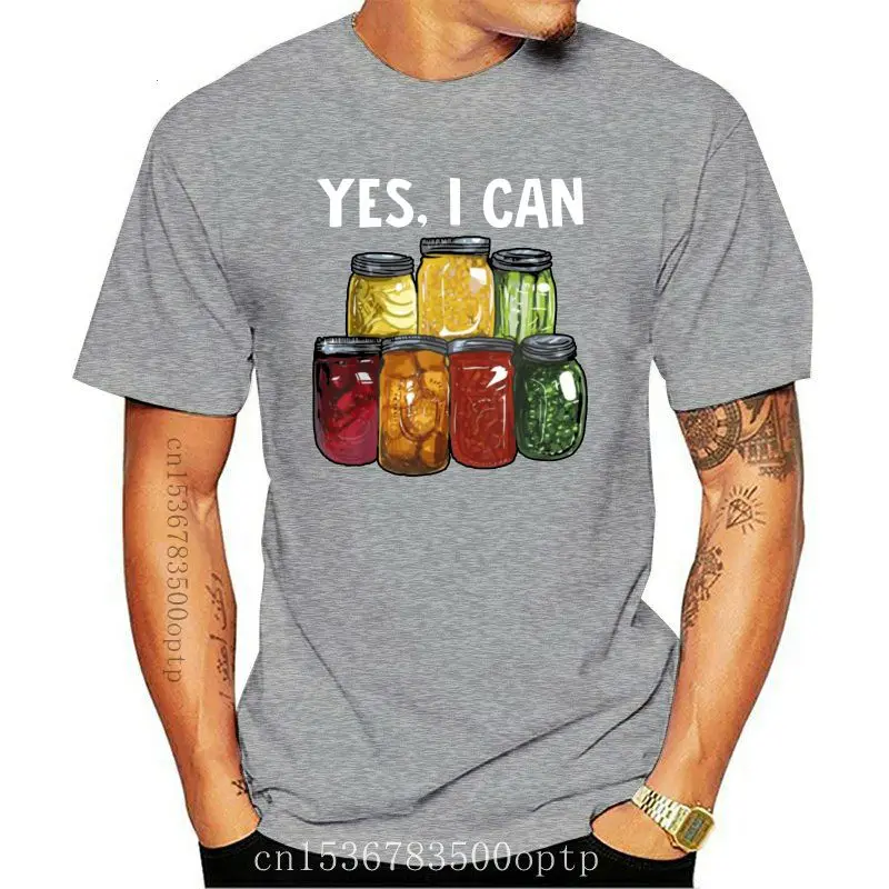 Мужская футболка да я могу сохранить еду размера женская одежда с принтом?